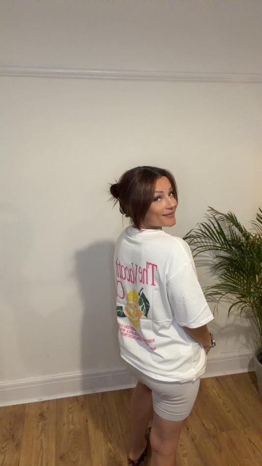 PRINTED OVERSIZED T-SHIRTS ✨(The Vacation Club)